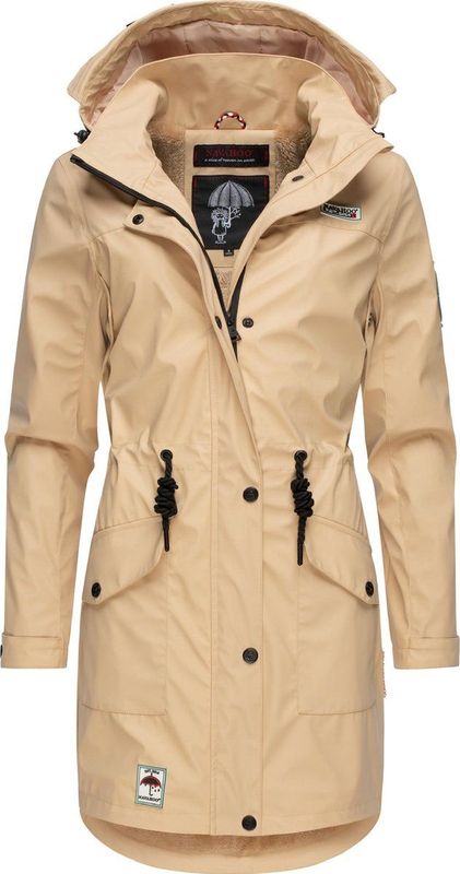 Navahoo - Regenparka - Groen - 50% Polyurethaan 50% Polyester