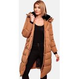 Navahoo - B850 - Gewatteerde Winterjas - Chocolate