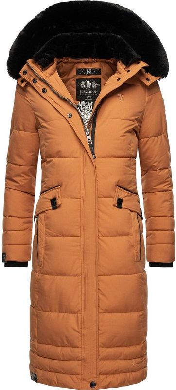 Navahoo - B850 - Gewatteerde Winterjas - Chocolate