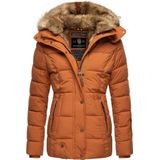 MARIKOO Winterjas 'Nekoo'  cognac / lichtbruin