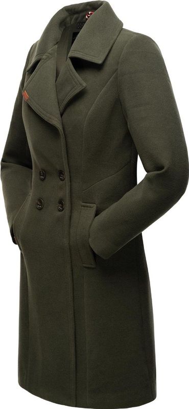 Navahoo - Wooly - Dames Trenchcoat - Premium Wintermantel - Elegante Pasvorm