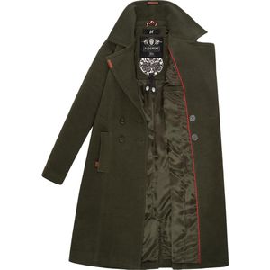 Navahoo - Wooly - Dames Trenchcoat - Premium Wintermantel - Elegante Pasvorm