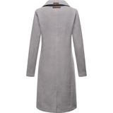 Marikoo - Navahoo B661 - Dames Mantel - Zink-grijs - Trenchcoat