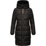 MARIKOO Wintermantel 'Yuikoo'  zwart