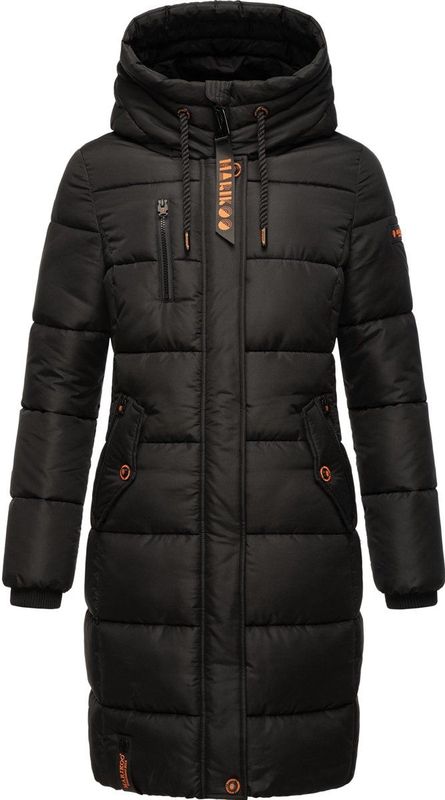 MARIKOO Wintermantel 'Yuikoo'  zwart