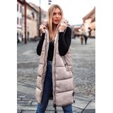 Navahoo - Schnuffelchen - Lange Bodywarmer - Met Capuchon - Warm en Stijlvol