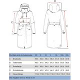 NAVAHOO Wintermantel 'Hokulanii'  bordeaux
