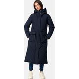 Navahoo - Wolkenfrost - Winterjas - Donkerblauw - Extra Lang met Capuchon
