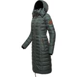 Navahoo - Umay - Winterjas - Stormy Blue - Gewatteerd - Lang - Met Capuchon