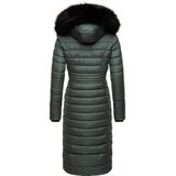 Navahoo - Umay - Winterjas - Stormy Blue - Gewatteerd - Lang - Met Capuchon