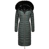 Navahoo - Umay - Winterjas - Stormy Blue - Gewatteerd - Lang - Met Capuchon