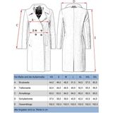 Navahoo - Wooly - Dames Trenchcoat - Premium Wintermantel - Elegante Pasvorm
