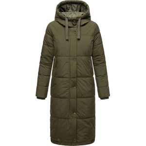 Dames - Gewatteerde Jas - Zwart - Polyester - Met Capuchon