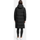 Marikoo lange dames gewatteerde winterjas met capuchon – Nomadiaa