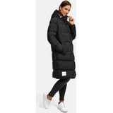 Marikoo lange dames gewatteerde winterjas met capuchon – Nomadiaa