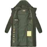 Marikoo lange dames gewatteerde winterjas met capuchon – Nomadiaa