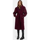 MARIKOO - N016 - Winterjas - Wijn - Dames