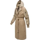 MARIKOO - N016 - Winterjas - Zand-beige - Dames - Afneembare Capuchon