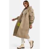 MARIKOO - N016 - Winterjas - Zand-beige - Dames - Afneembare Capuchon