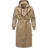MARIKOO - N016 - Winterjas - Zand-beige - Dames - Afneembare Capuchon