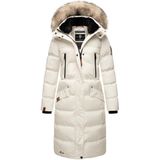 Marikoo - Schneesternchen - Winterjas - Lang - Met Capuchon & Imitatiebontkraag