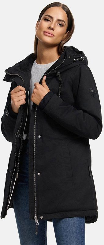 Winterjas - Effen - Katoen - Warm Gevoerd