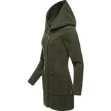 Marikoo - B819 - Damesjas - Olijfgroen - Lange Parka - Winterjas