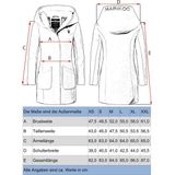 Marikoo - B819 - Damesjas - Olijfgroen - Lange Parka - Winterjas