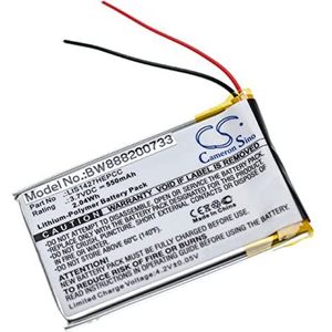 vhbw Li-Polymer batterij 550mAh (3.7V) voor draadloze hoofdtelefoon Sony MDR-XB650BT, MDR-XB950B1, MDR-XB950BT