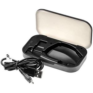 vhbw Laadbox compatibel met Plantronics Voyager Legend UC headset - incl. USB-oplaadkabel, zwart