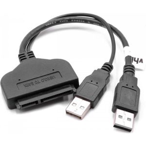 2x USB-A naar SATA adapter voor 2,5'' HDD's/SSD's - USB3.0