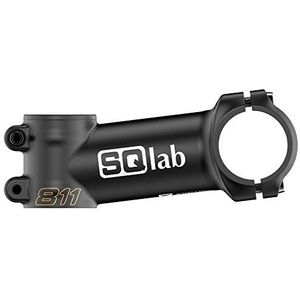 SQlab Unisex – volwassenen 811 2.1 fietsstuurpen, zwart, 90 mm-7°