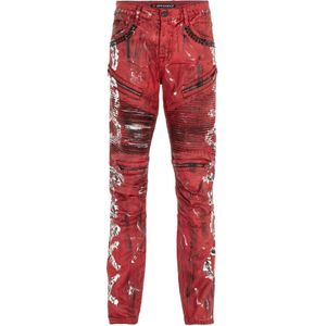 CIPO & BAXX Jeans 'DENIM'  rood
