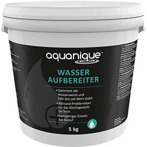 AQUANIQUE Waterbehandelaar, 5 kg, voor vijver/vijvers, geschikt voor maximaal 50.000 l, balans in Le Bassin, stabiliseert de pH-waarde