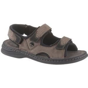 Josef Seibel Franklyn Slingback Sandalen voor heren, Grijs asfalt combi 751 781, 48 EU