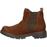 Schoenen - Chelsea Boots - Effen - Leer - Blokhak