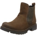 Schoenen - Chelsea Boots - Effen - Leer - Blokhak
