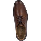 Zwart - Casual Schoenen - Vetersluiting - Used-Look - Leer/Synthetisch