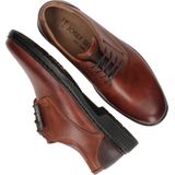 Zwart - Casual Schoenen - Vetersluiting - Used-Look - Leer/Synthetisch