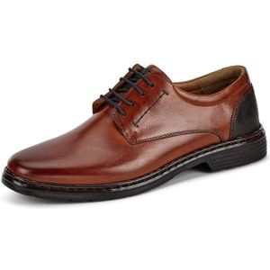 Josef Seibel ALASTAIR 01 - Heren veterschoenNette herenschoenen - Kleur: Cognac - Maat: 42