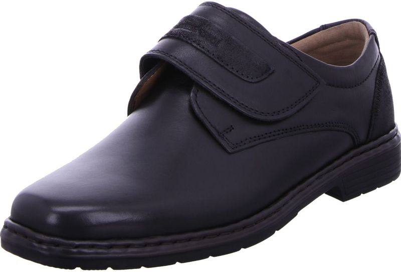 Josef Seibel - 42802 Alastair - Geklede Lage Schoenen - Zwart - Comfortabele Klittenbandsluiting