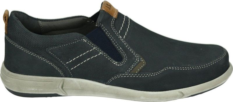 Josef Seibel - ENRICO 04 - Instappers - Blauw - Nubuck - Rubber Zool