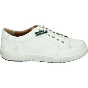 Josef Seibel - DAVID 03 - Vrije Tijdsschoenen - Kleur: Wit/Beige - Glad Leer