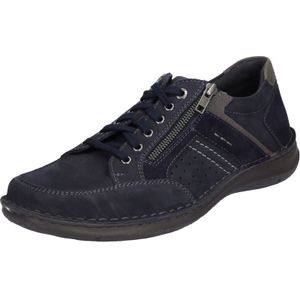 Josef Seibel - Anvers 87 - Vrije Tijdsschoenen - Blauw - Leer/Nubuck