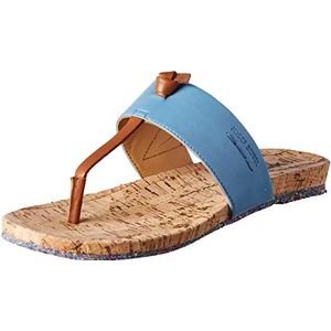 Josef Seibel Henriette 05 Flipflop voor dames, Skyblue combi, 42 EU