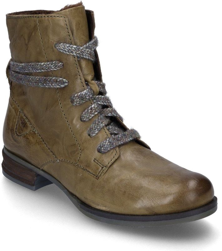 JOSEF SEIBEL - Sanja 18 - Enkellaars - Groen - Nappaleer - Ademend