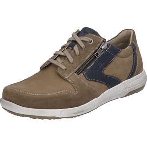 Josef Seibel ENRICO 20 - CasualHeren sneakersHeren veterschoenVrije tijdsschoenen - Kleur: Taupe - Maat: 41