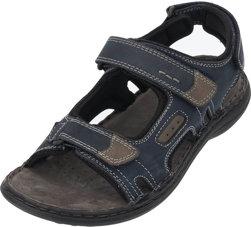 Vincent - 08 - Sandalen - Bruin - Rundsleer - Klittenband