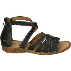 Josef Seibel ROSALIE 53 - Platte sandalenDames Sandalen - Kleur: Zwart - Maat: 38