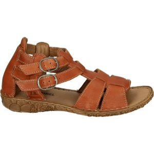 Josef Seibel ROSALIE 51 - Platte sandalenDames Sandalen - Kleur: Oranje - Maat: 37